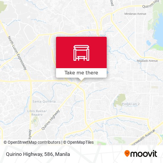 Quirino Highway, 586 map