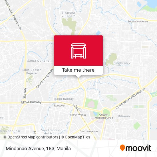 Mindanao Avenue, 183 map