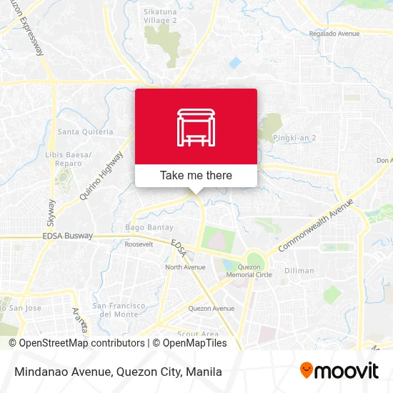Mindanao Avenue, Quezon City map