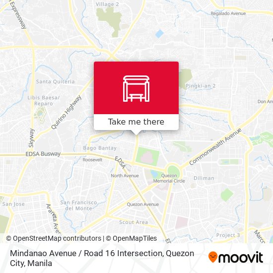 Mindanao Avenue / Road 16 Intersection, Quezon City map