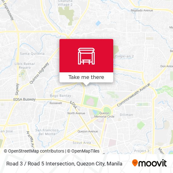 Road 3 / Road 5 Intersection, Quezon City map