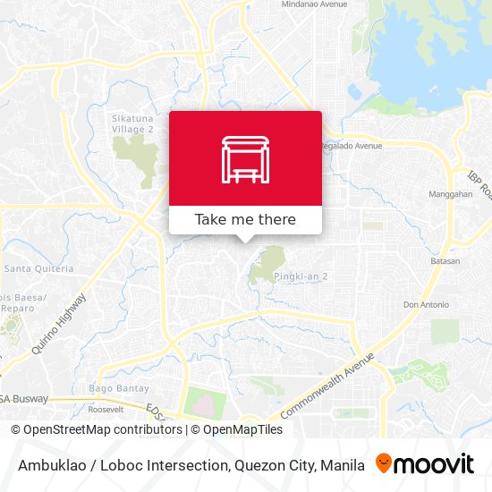 Ambuklao / Loboc Intersection, Quezon City map