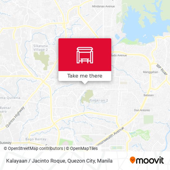 Kalayaan / Jacinto Roque, Quezon City map