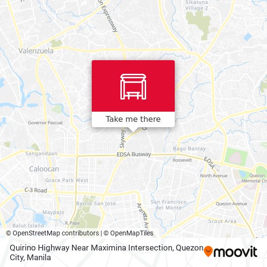Quirino Highway Near Maximina Intersection, Quezon City map
