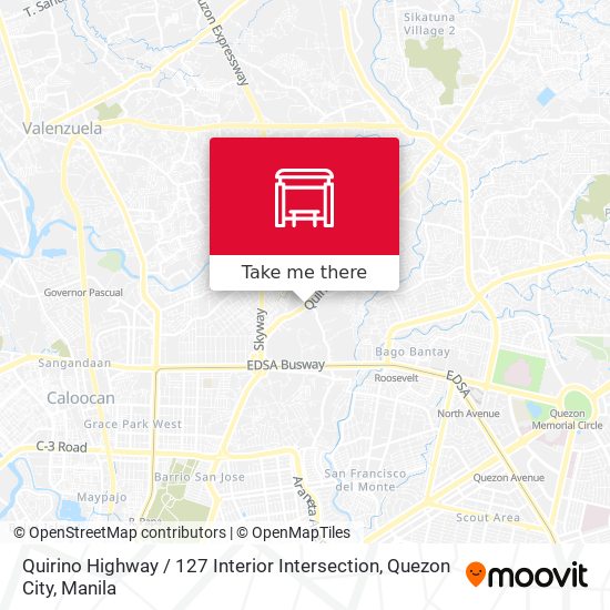 Quirino Highway / 127 Interior Intersection, Quezon City map