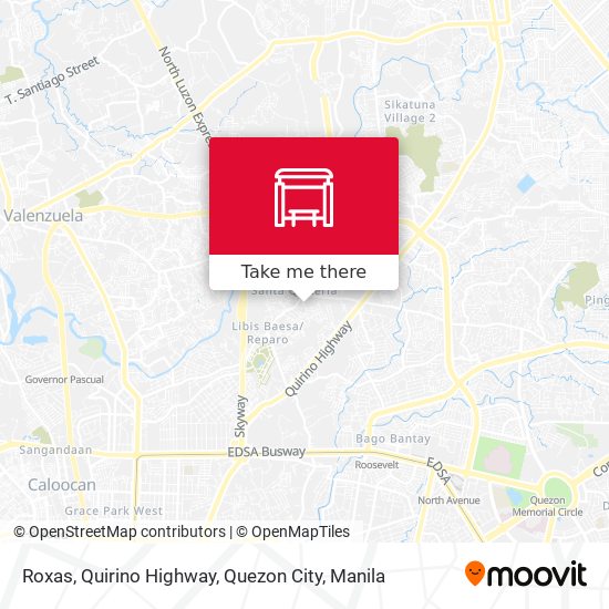Roxas, Quirino Highway, Quezon City map