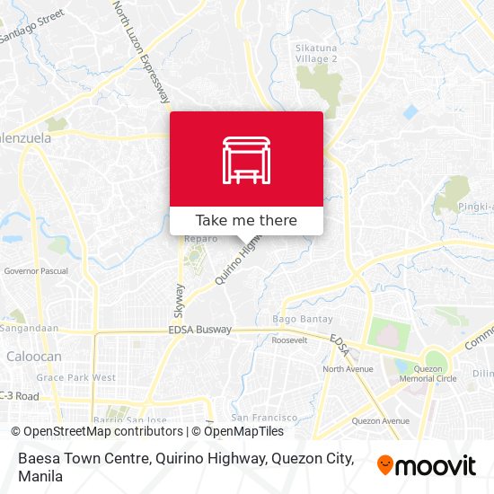 Baesa Town Centre, Quirino Highway, Quezon City map