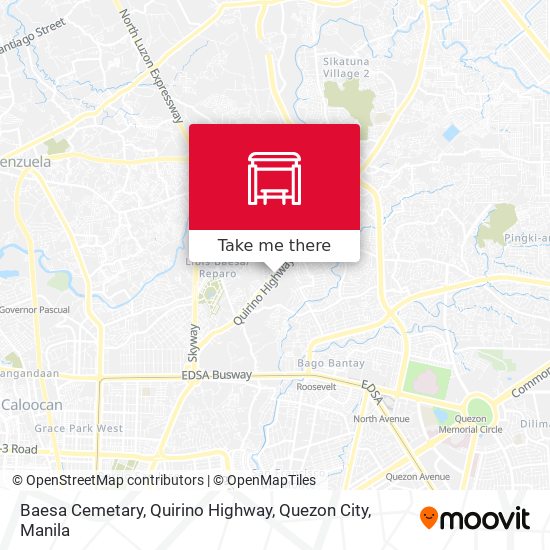 Baesa Cemetary, Quirino Highway, Quezon City map