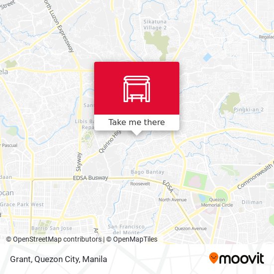 Grant, Quezon City map