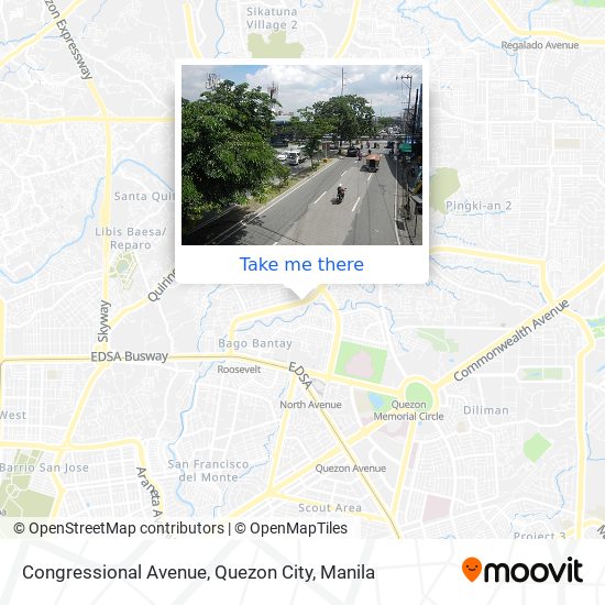 Congressional Avenue, Quezon City map