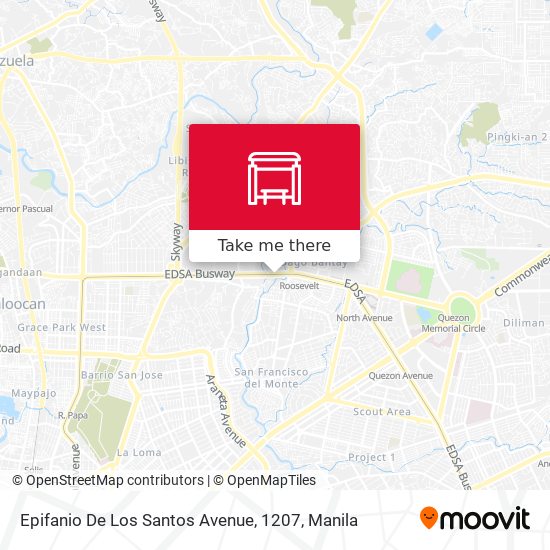 Epifanio De Los Santos Avenue, 1207 map