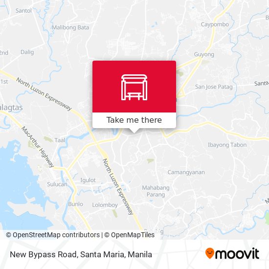New Bypass Road, Santa Maria map