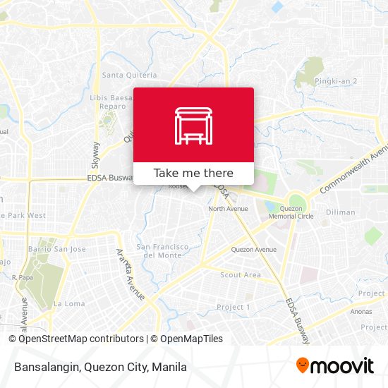 Bansalangin, Quezon City map