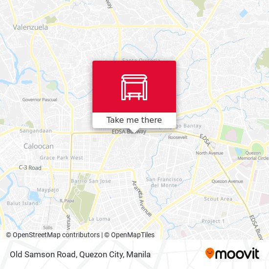 Old Samson Road, Quezon City map