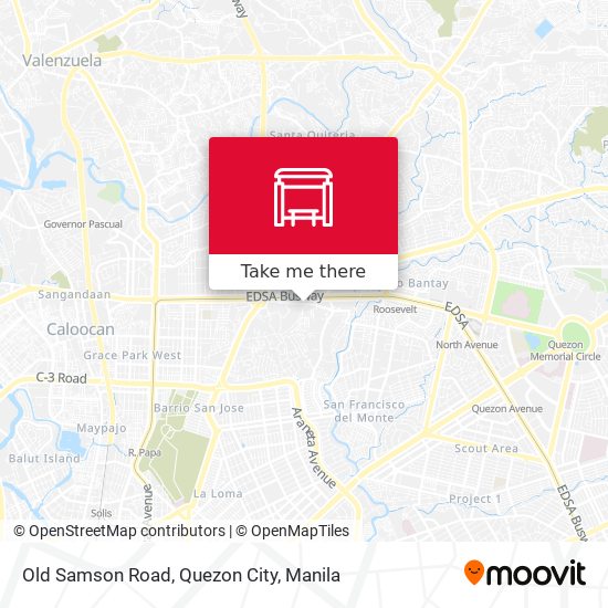 Old Samson Road, Quezon City map
