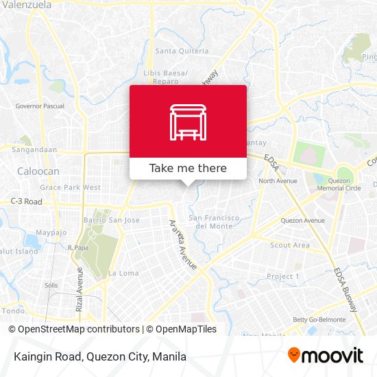Kaingin Road, Quezon City map