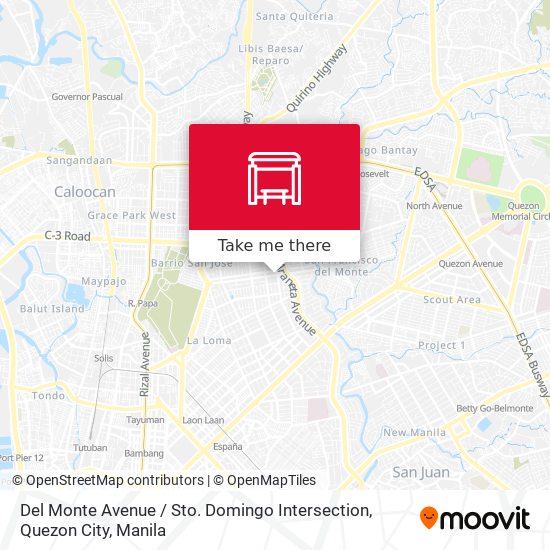 Del Monte Avenue / Sto. Domingo Intersection, Quezon City map