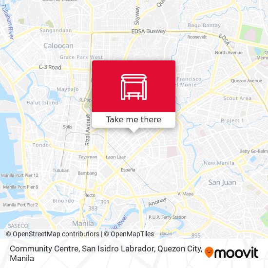 Community Centre, San Isidro Labrador, Quezon City map