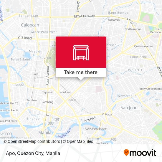 Apo, Quezon City map