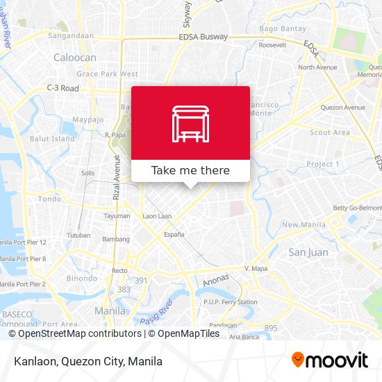Kanlaon, Quezon City map