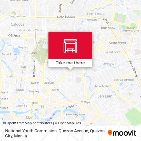 National Youth Commision, Quezon Avenue, Quezon City map