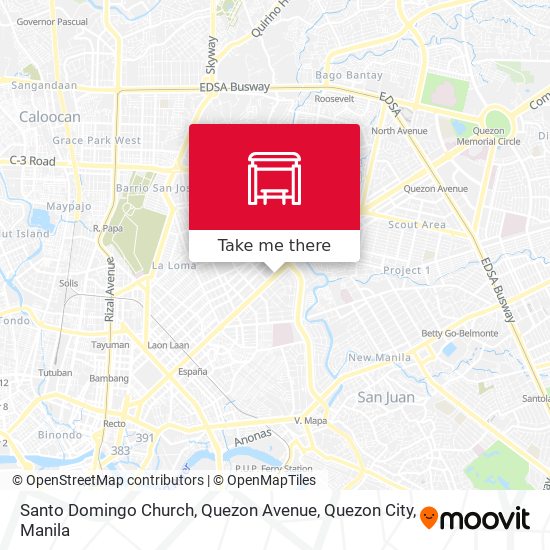 Santo Domingo Church, Quezon Avenue, Quezon City map