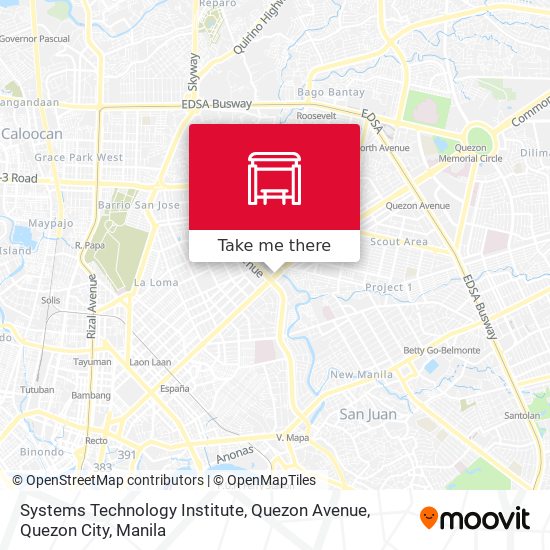 Systems Technology Institute, Quezon Avenue, Quezon City map