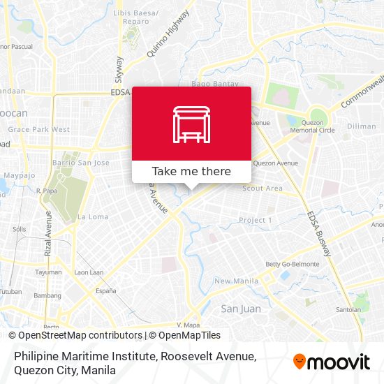Philipine Maritime Institute, Roosevelt Avenue, Quezon City map