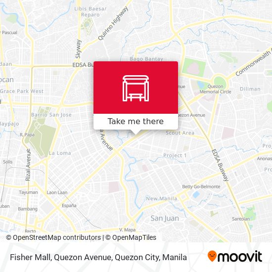 Fisher Mall, Quezon Avenue, Quezon City map