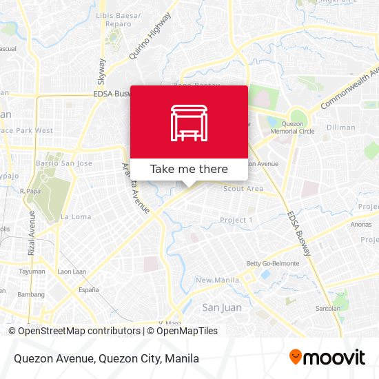 Quezon Avenue, Quezon City map