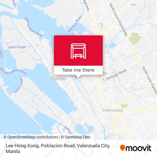 Lee Hong Kong, Poblacion Road, Valenzuela City map
