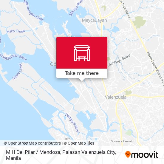 M H Del Pilar / Mendoza, Palasan Valenzuela City map