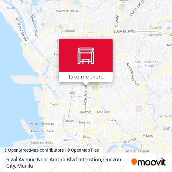 Rizal Avenue Near Aurora Blvd Interstion, Quezon City map