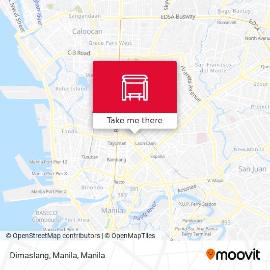 Dimaslang, Manila map