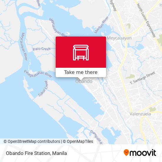 Obando Fire Station map