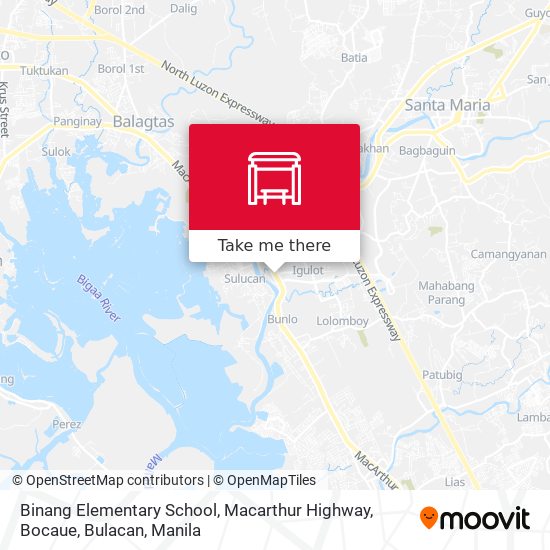 Binang Elementary School, Macarthur Highway, Bocaue, Bulacan map