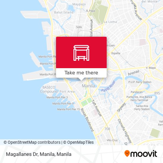 Magallanes Dr, Manila map