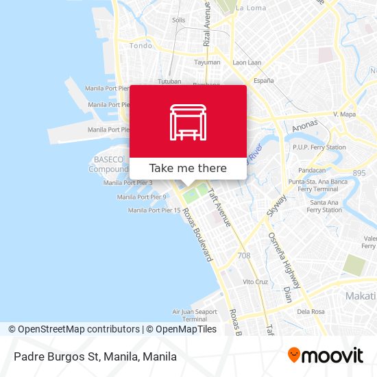 Padre Burgos St, Manila map