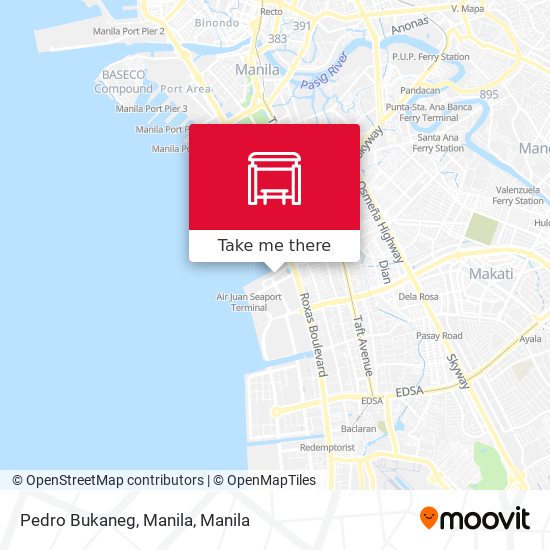 Pedro Bukaneg, Manila map