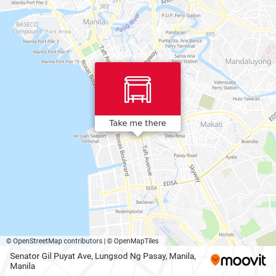 Senator Gil Puyat Ave, Lungsod Ng Pasay, Manila map