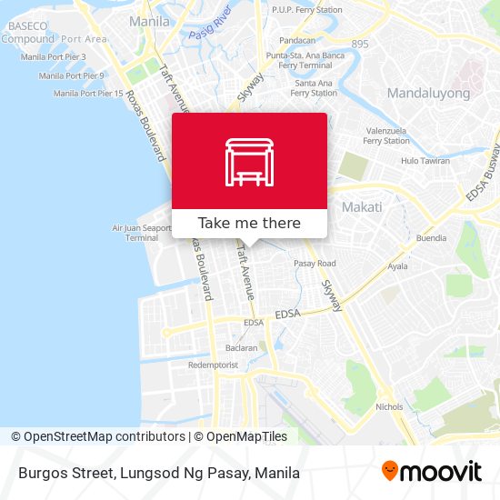 Burgos Street, Lungsod Ng Pasay map