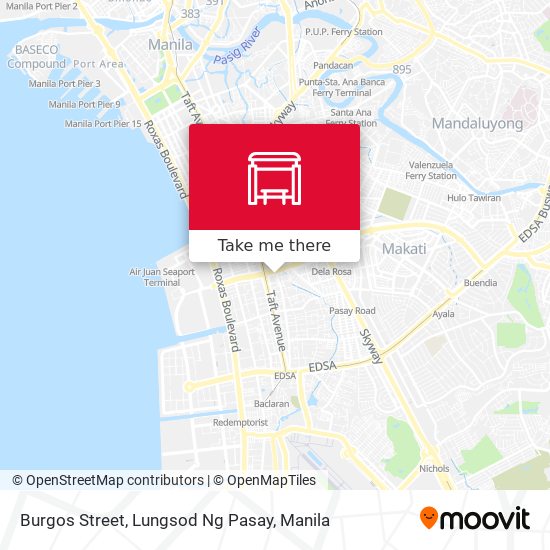 Burgos Street, Lungsod Ng Pasay map