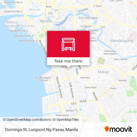 Dominga St, Lungsod Ng Pasay map