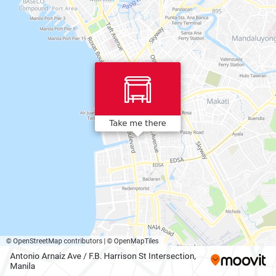 Antonio Arnaiz Ave / F.B. Harrison St Intersection map