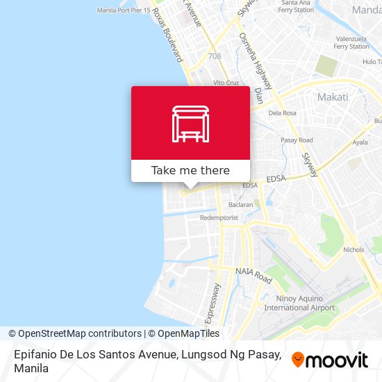 Epifanio De Los Santos Avenue, Lungsod Ng Pasay map