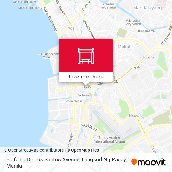 Epifanio De Los Santos Avenue, Lungsod Ng Pasay map