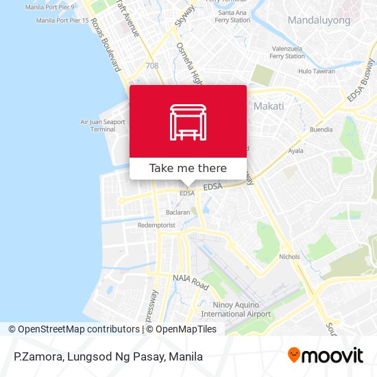P.Zamora, Lungsod Ng Pasay map
