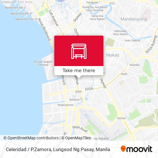 Celeridad / P.Zamora, Lungsod Ng Pasay map