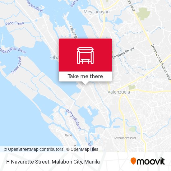 F. Navarette Street, Malabon City map