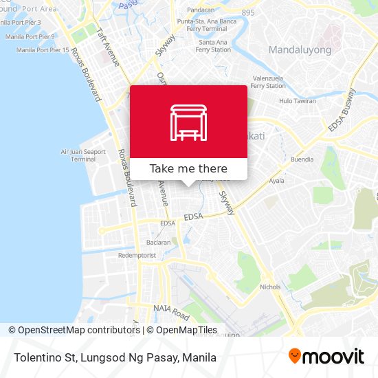 Tolentino St, Lungsod Ng Pasay map